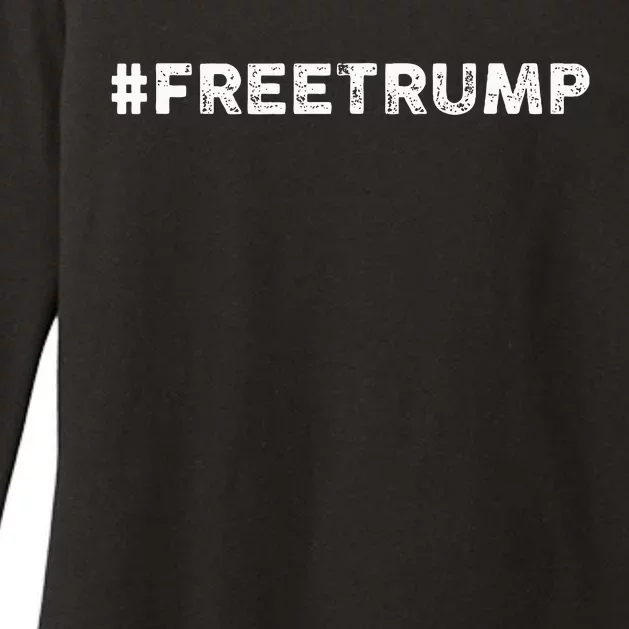 Free Trump Free Donald Trump 2024 Womens CVC Long Sleeve Shirt