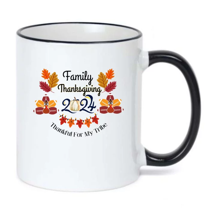 Family Thanksgiving Black Color Changing Mug