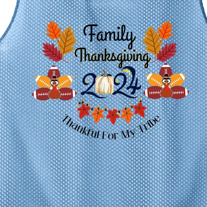 Family Thanksgiving Mesh Reversible Basketball Jersey Tank