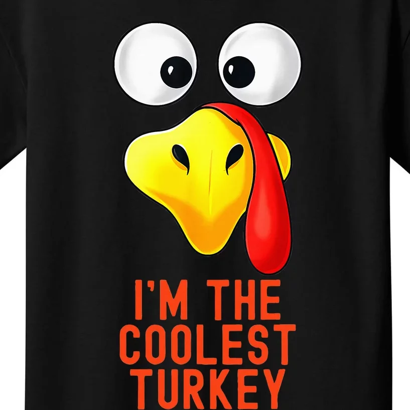 Funny Turkey Family Matching Thanksgiving Kids T-Shirt