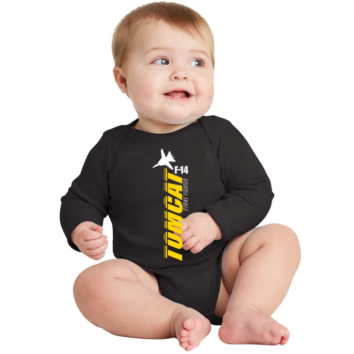 F14 Tomcat Baby Long Sleeve Bodysuit