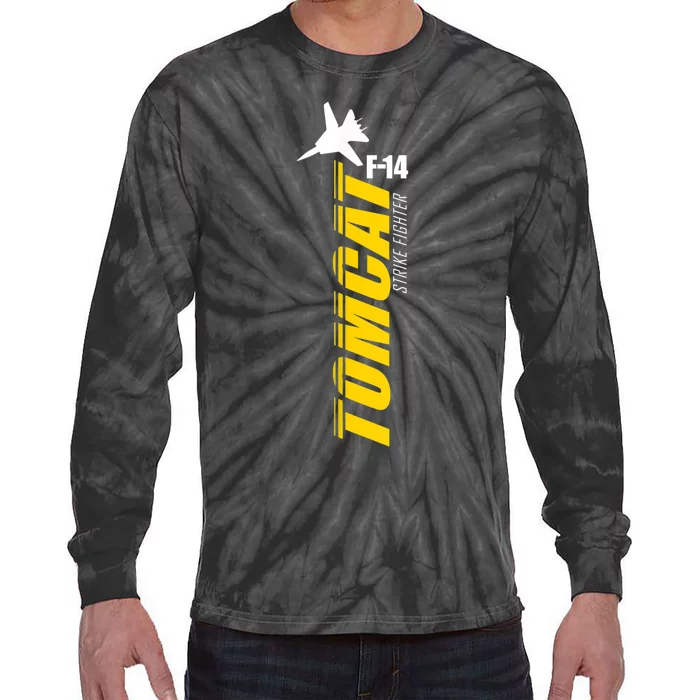 F14 Tomcat Tie-Dye Long Sleeve Shirt