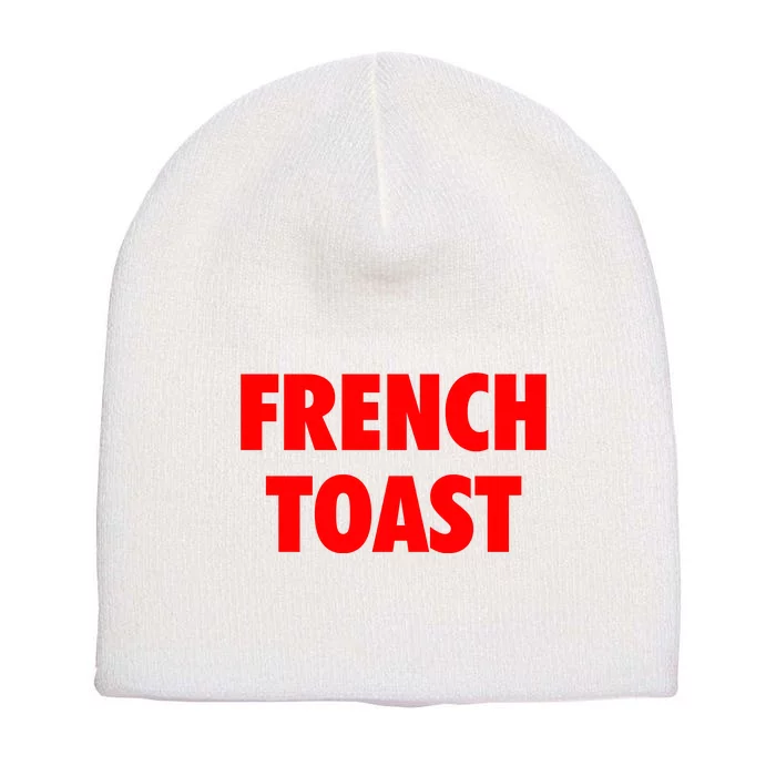 French Toast Short Acrylic Beanie