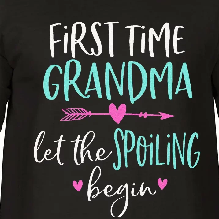 First Time Grandma Let The Spoiling Begin New 1st Time Comfort Colors T-Shirt