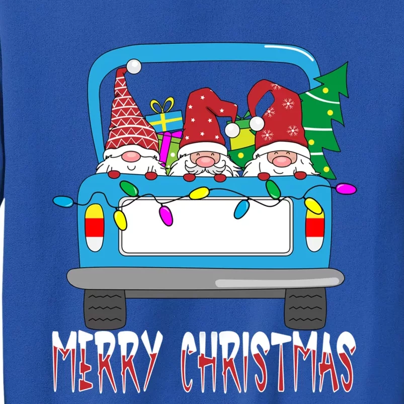 Funny Three Gnome Merry Christmas Gnome Family Pajama Xmas Funny Gift Tall Sweatshirt