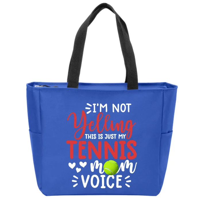 Funny Tennis Great Gift Tennis Mom Gift Tennis Tee Funny Gift Zip Tote Bag