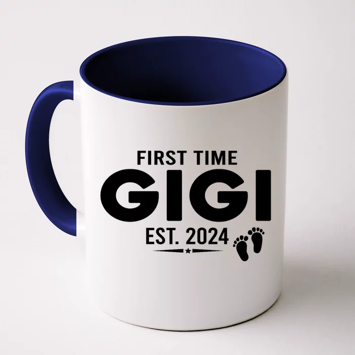 First Time Gigi Est 2024 Loading Promoted To Gigi Pregnancy Front & Back Coffee Mug