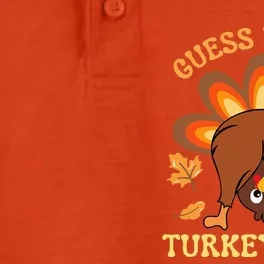 Funny Thanksgiving Guess What Turkey Butt Dry Zone Grid Performance Polo