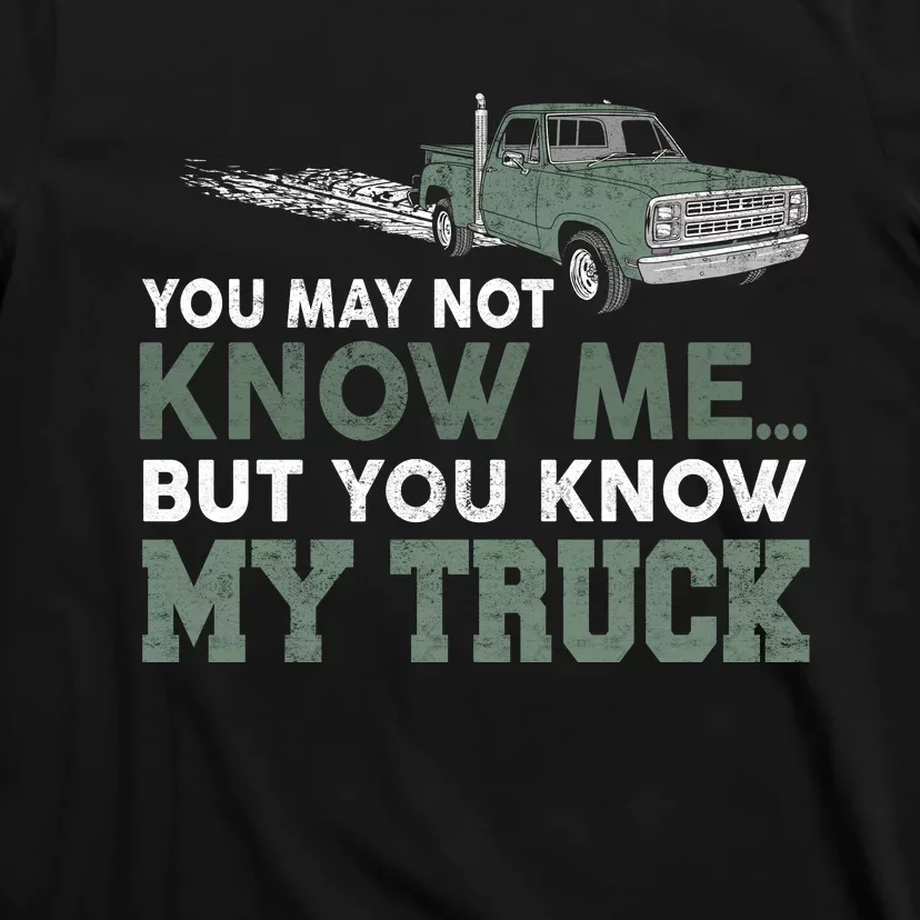 Funny Trucker Gift Do Not Touch My Truck T-Shirt