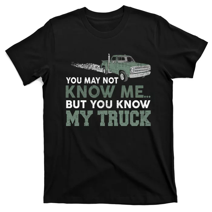 Funny Trucker Gift Do Not Touch My Truck T-Shirt