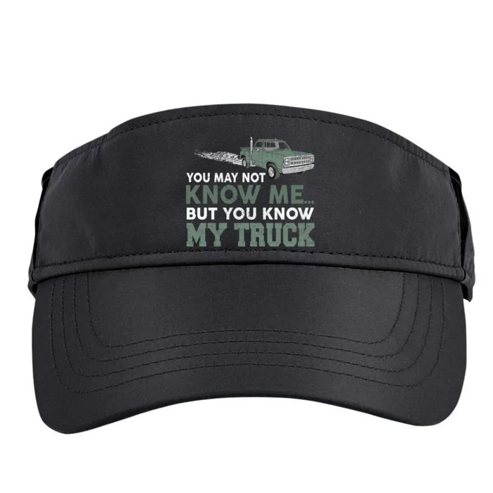 Funny Trucker Gift Do Not Touch My Truck Adult Drive Performance Visor