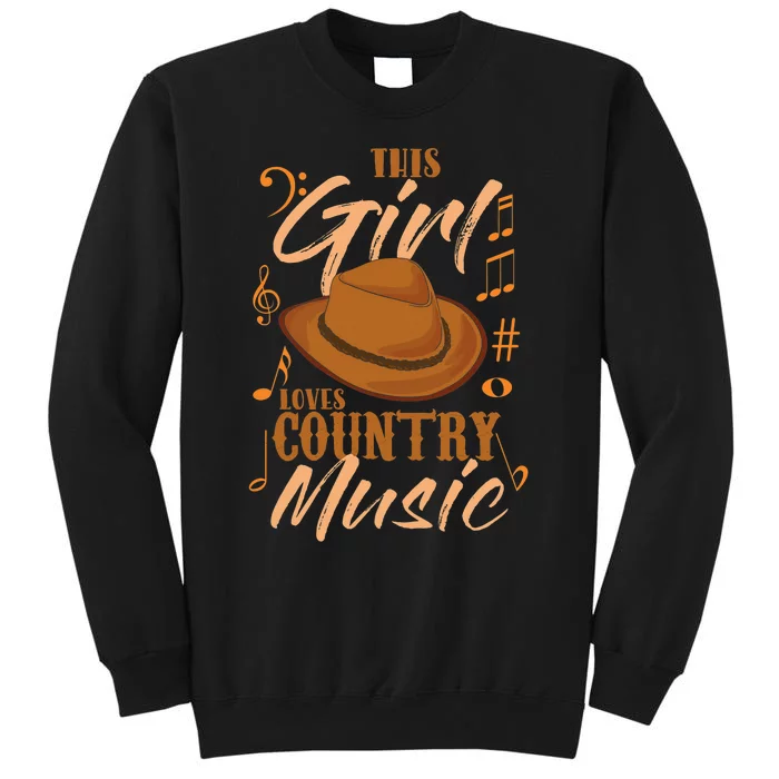 Funny This Girl Loves Country Music Sweatshirt