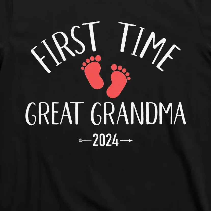 First Time Great Grandma 2024 T-Shirt