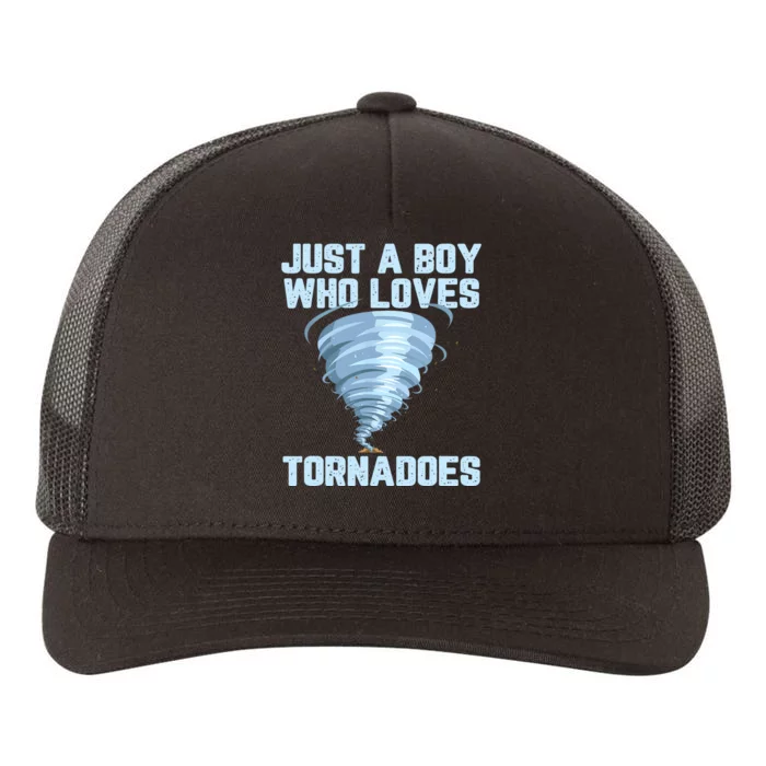 Funny Tornado Gift For Boy Hurricane Weather Chaser Yupoong Adult 5-Panel Trucker Hat