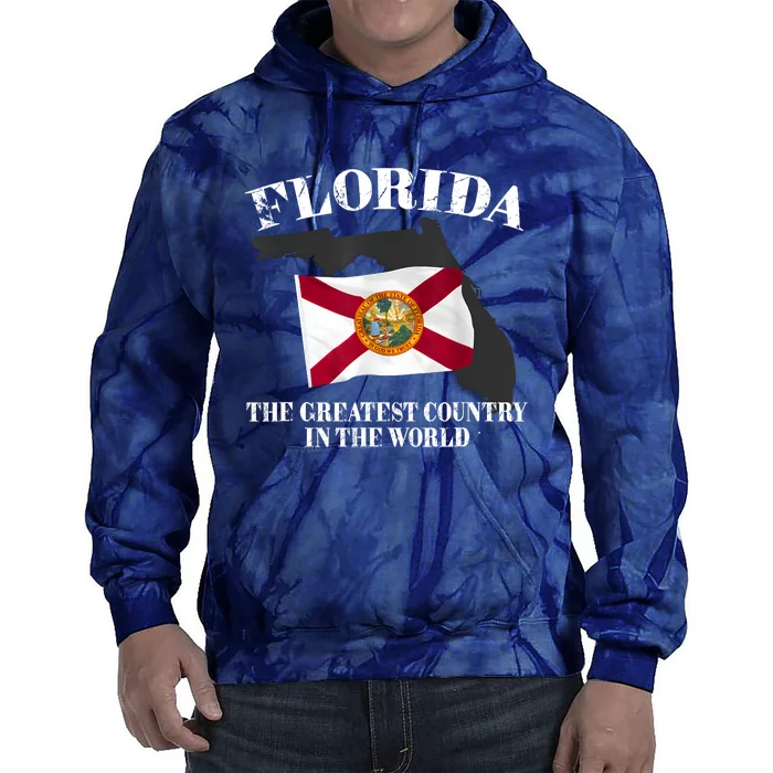 Florida The Greatest Country In The World Tie Dye Hoodie