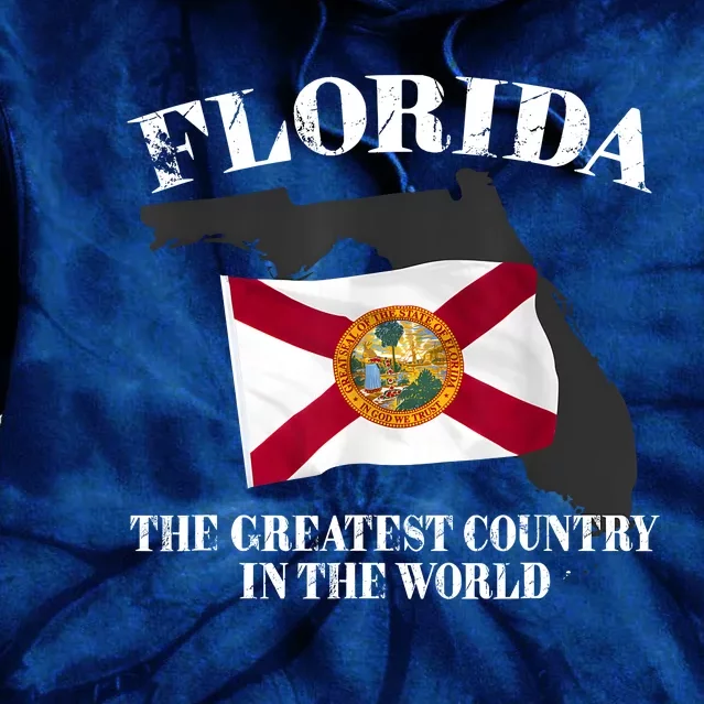 Florida The Greatest Country In The World Tie Dye Hoodie