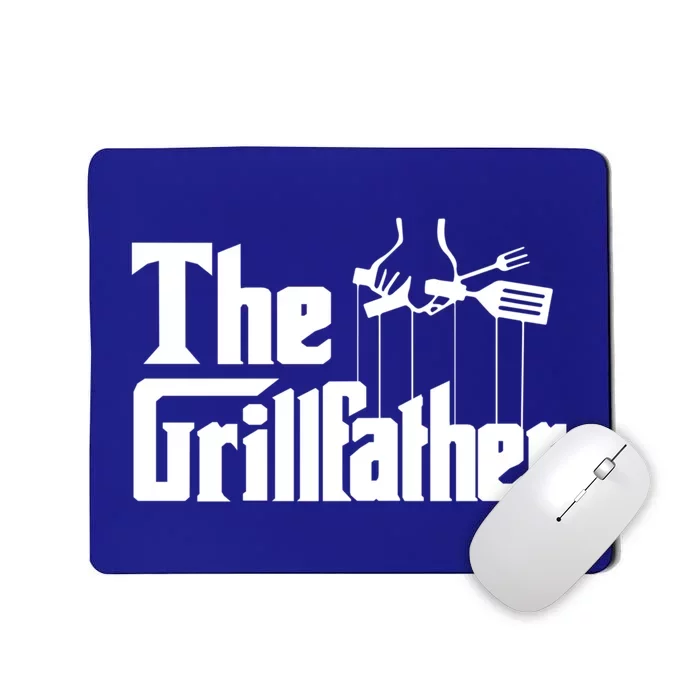 Funny The Grillfather Bbq Grill And Smoker Barbecue Chef Gift Funny Gift Mousepad