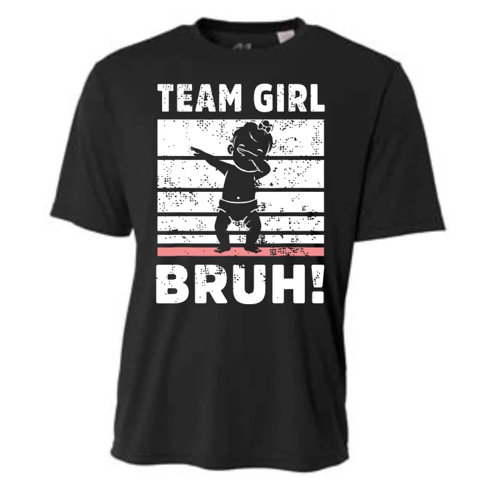 Family Team Girl Bruh Gender Reveal Party Announcement Cooling Performance Crew T-Shirt