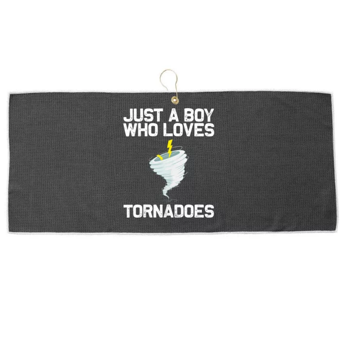 Funny Tornado Gift For Hurricane Weather Chaser Large Microfiber Waffle Golf Towel