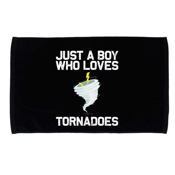 Funny Tornado Gift For Hurricane Weather Chaser Microfiber Hand Towel