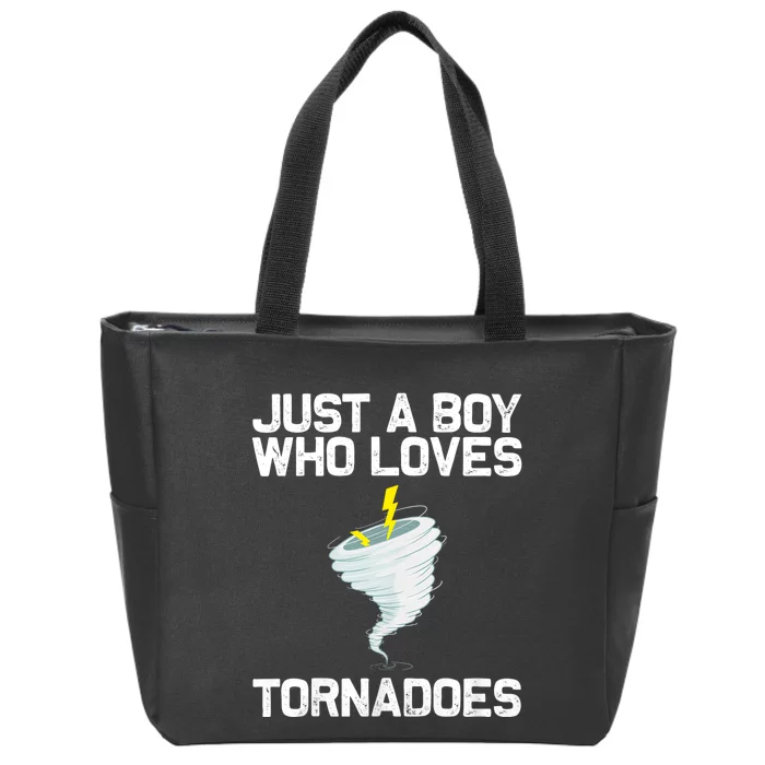 Funny Tornado Gift For Hurricane Weather Chaser Zip Tote Bag