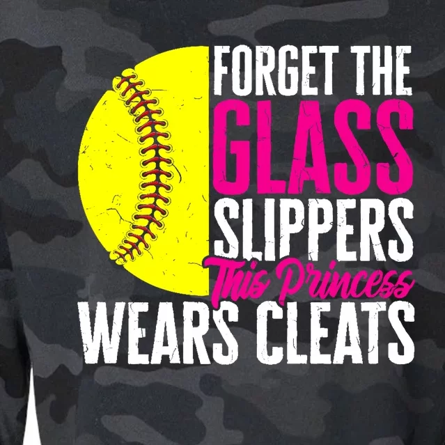 Forget The Glass Slippers This Princess Wears Cleats Cropped Pullover Crew