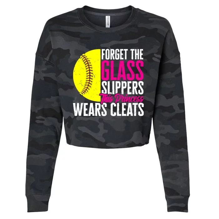 Forget The Glass Slippers This Princess Wears Cleats Cropped Pullover Crew