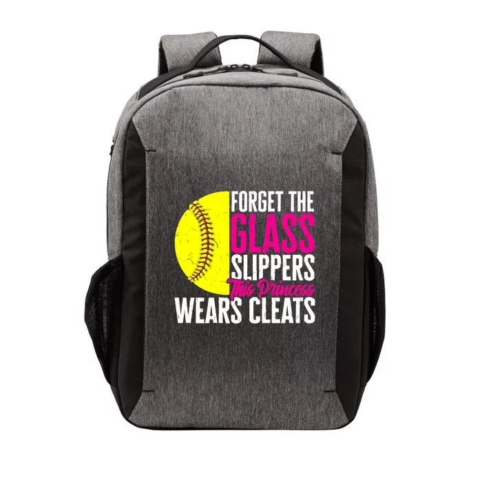 Forget The Glass Slippers This Princess Wears Cleats Vector Backpack