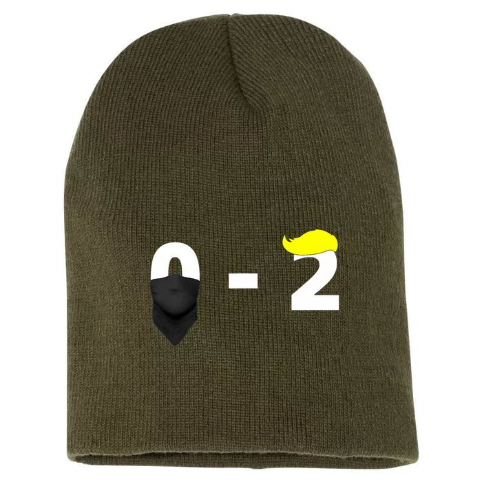 Funny Trump Golf Course Gunshots 02 Trump Is Safe Short Acrylic Beanie