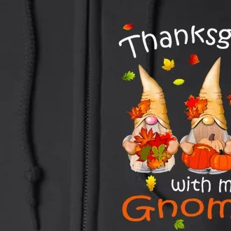 Funny Thanksgiving Gnome Gnomies Lover Full Zip Hoodie