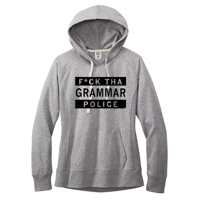 Fuck Tha Grammar Police Women's Fleece Hoodie