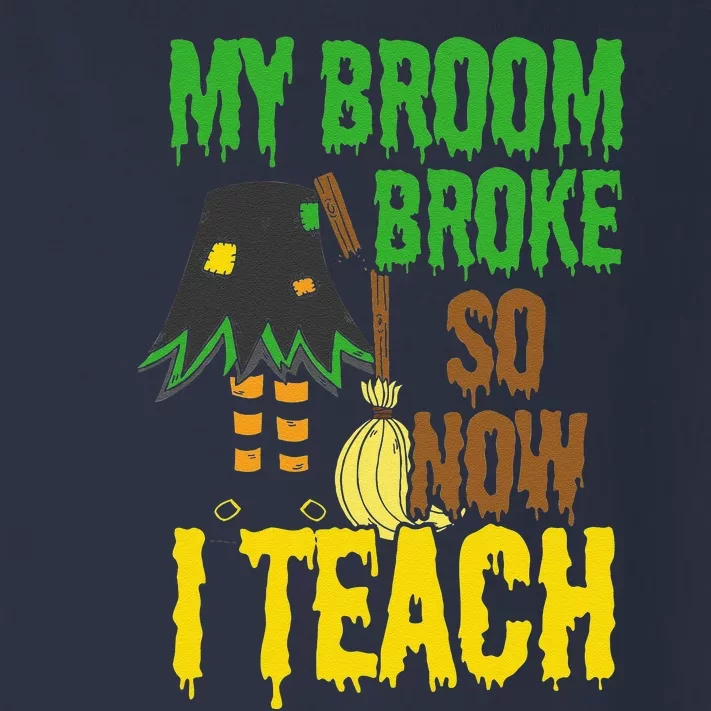 Funny Teacher Gift Idea Witch Halloween Toddler Long Sleeve Shirt