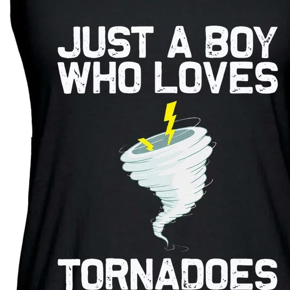 Funny Tornado Gift For Kids Hurricane Weather Chaser Ladies Essential Flowy Tank