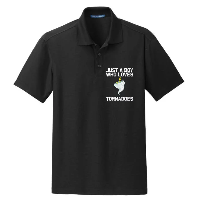 Funny Tornado Gift For Kids Hurricane Weather Chaser Dry Zone Grid Performance Polo