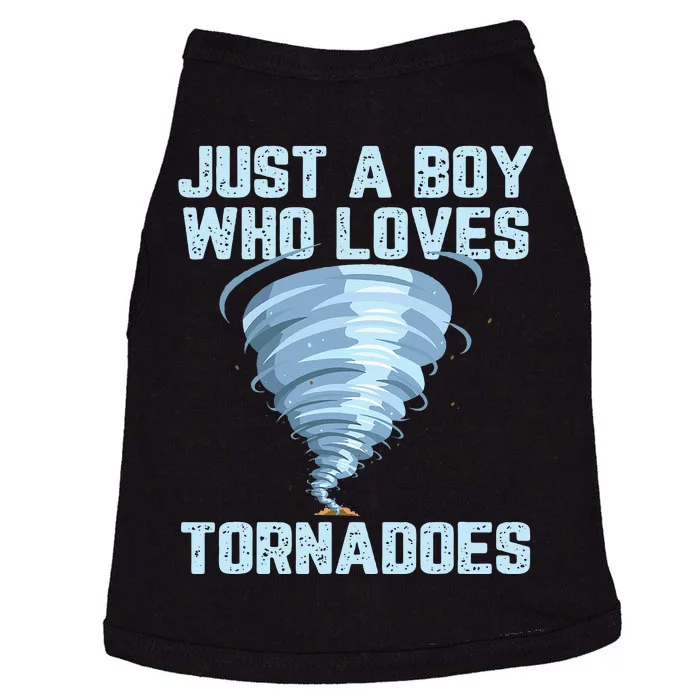 Funny Tornado Gift For Hurricane Weather Chaser Doggie Tank