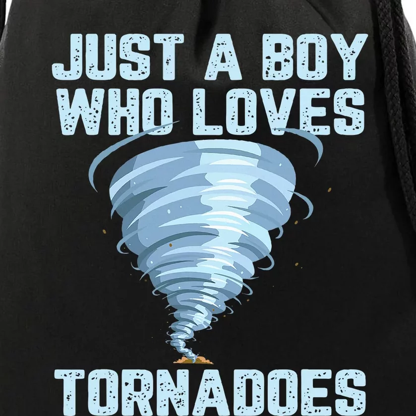 Funny Tornado Gift For Hurricane Weather Chaser Drawstring Bag