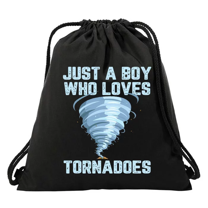 Funny Tornado Gift For Hurricane Weather Chaser Drawstring Bag