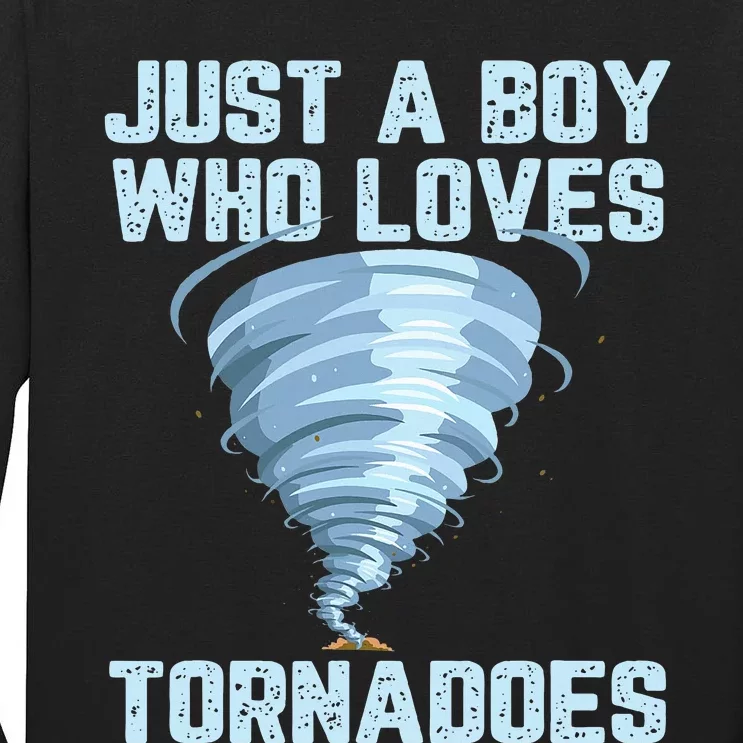 Funny Tornado Gift For Hurricane Weather Chaser Tall Long Sleeve T-Shirt