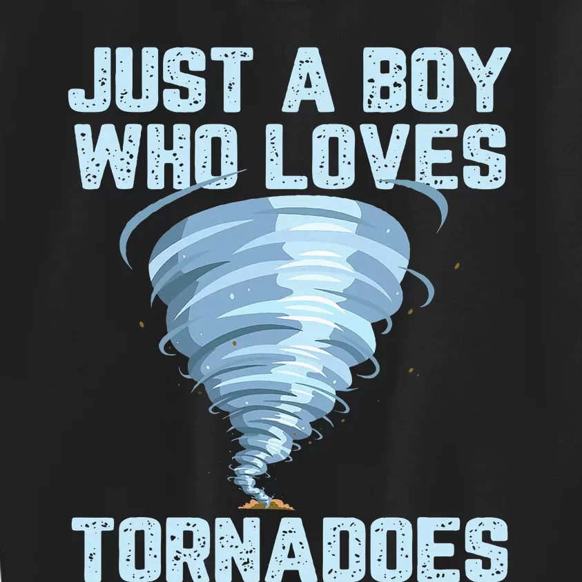 Funny Tornado Gift For Hurricane Weather Chaser Kids Sweatshirt