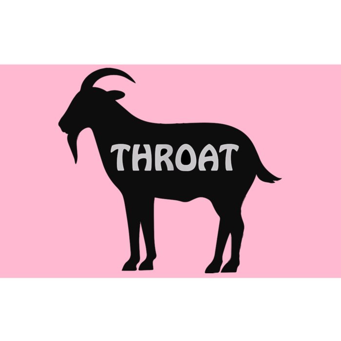 Funny Throat Goat - Adult Humor Slogan Costume Bumper Sticker