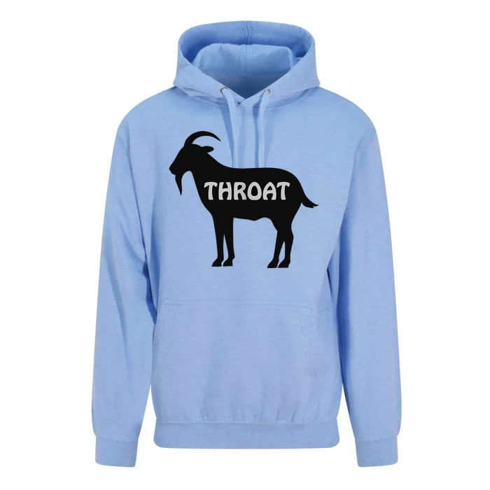 Funny Throat Goat - Adult Humor Slogan Costume Unisex Surf Hoodie