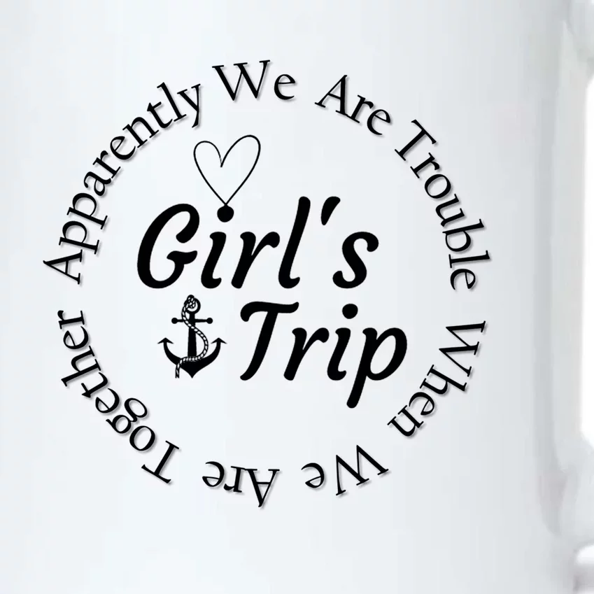 Friends Trip Gift Black Color Changing Mug