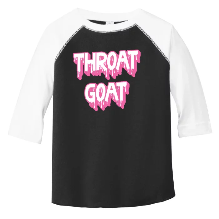 Funny Throat Goat Adult Humor Sarcastic Outfit Toddler Fine Jersey T-Shirt