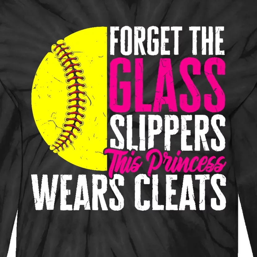 Forget The Glass Slippers This Princess Wears Cleats Tie-Dye Long Sleeve Shirt