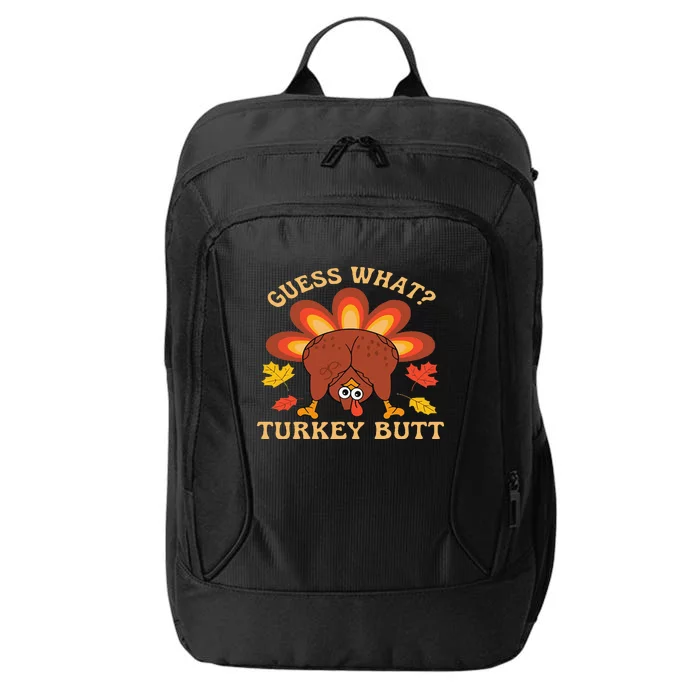 Funny Thanksgiving Guess What Turkey Butt City Backpack