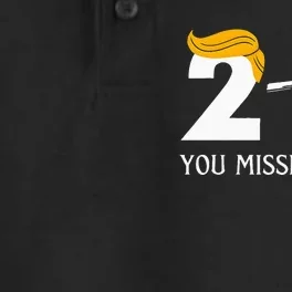 Funny Trump Golf Course Gunshots 20 You Missed Again Dry Zone Grid Performance Polo