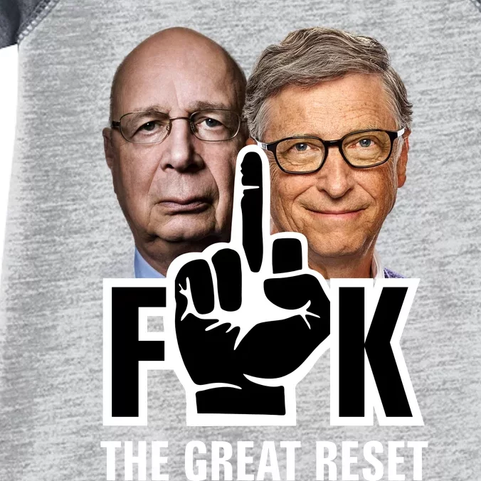 F*ck The Great Reset Infant Baby Jersey Bodysuit