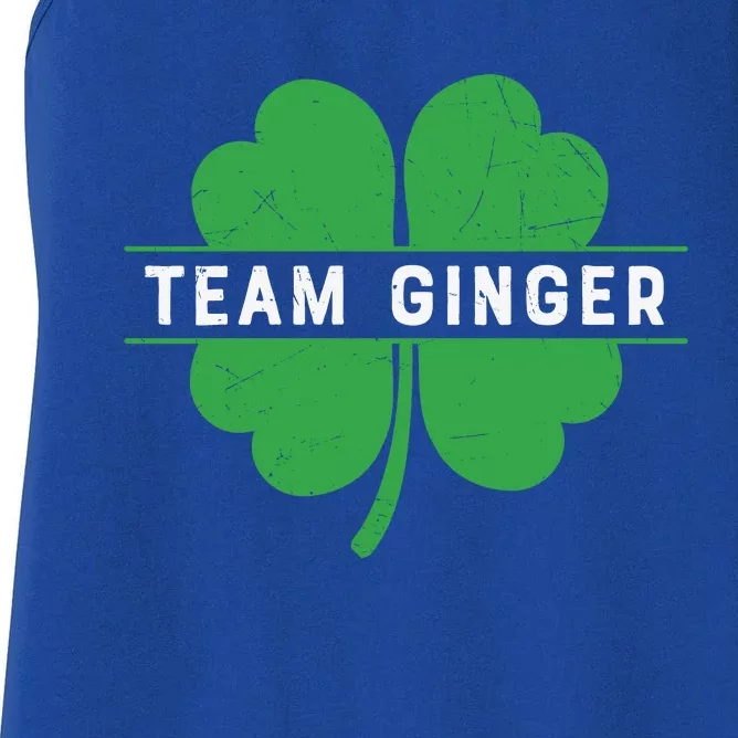 Funny Team Ginger Patricks Day Women's Racerback Tank