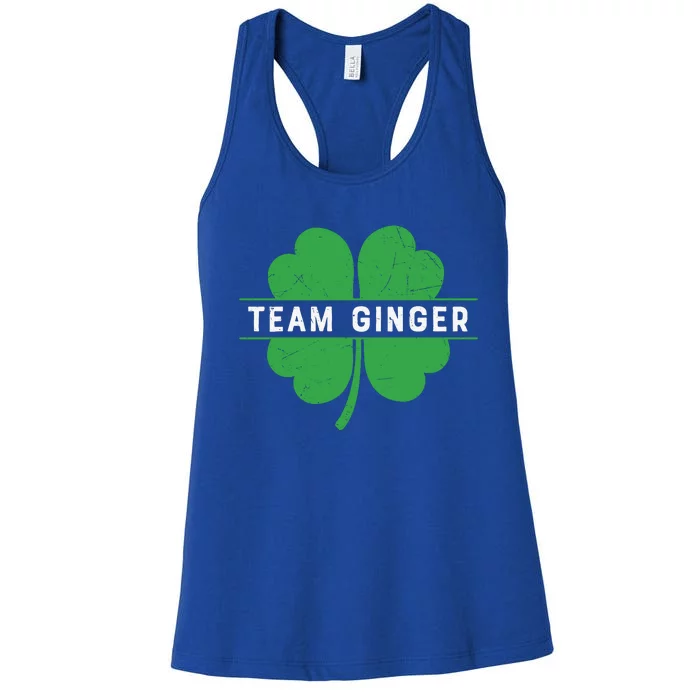 Funny Team Ginger Patricks Day Women's Racerback Tank