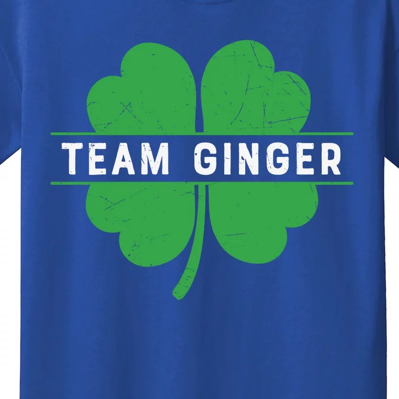 Funny Team Ginger Patricks Day Kids T-Shirt